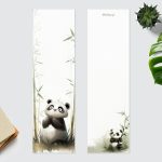 zakładka do książki panda