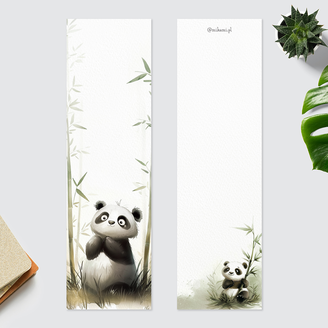 zakładka do książki panda