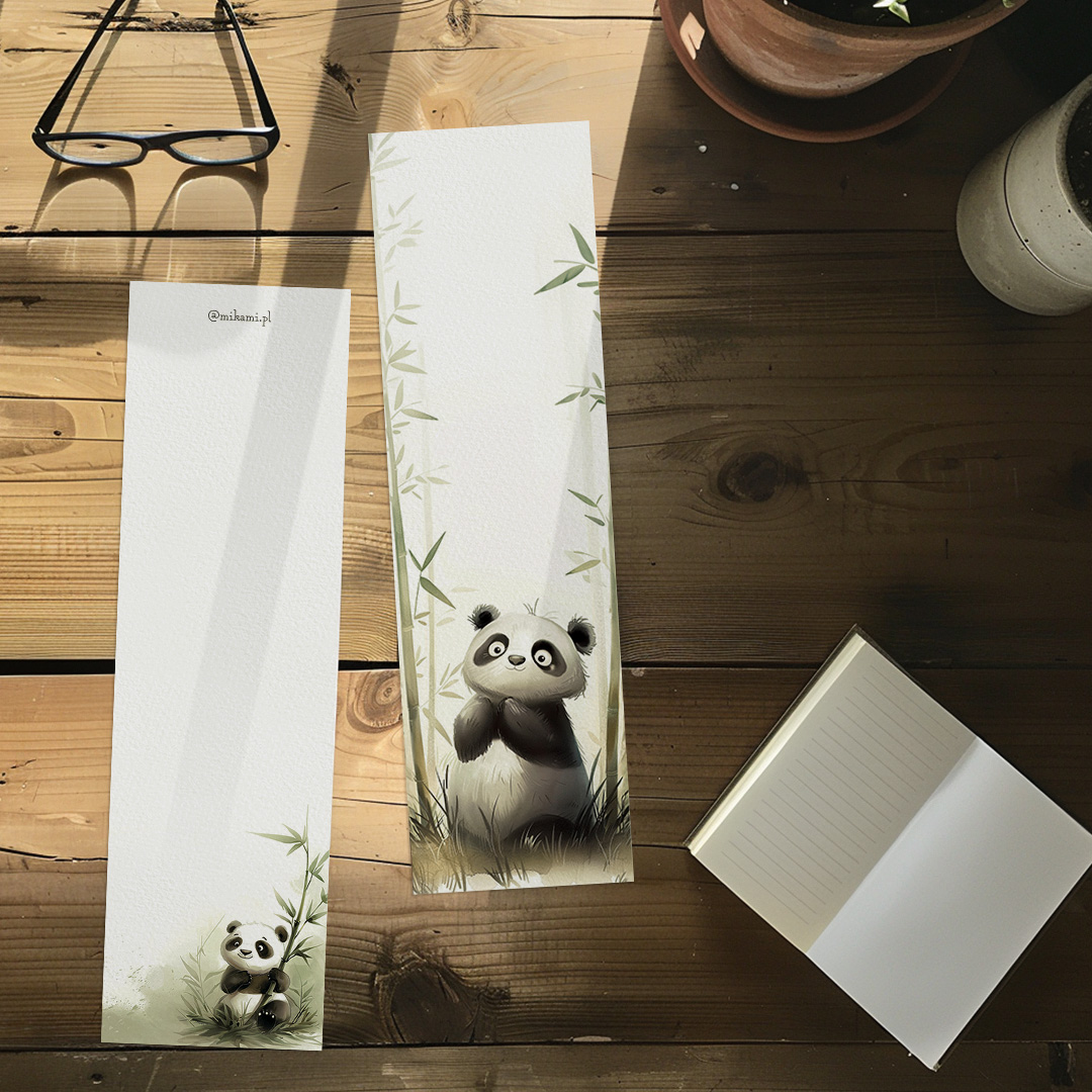 zakładka do książki z panda od mikami.pl