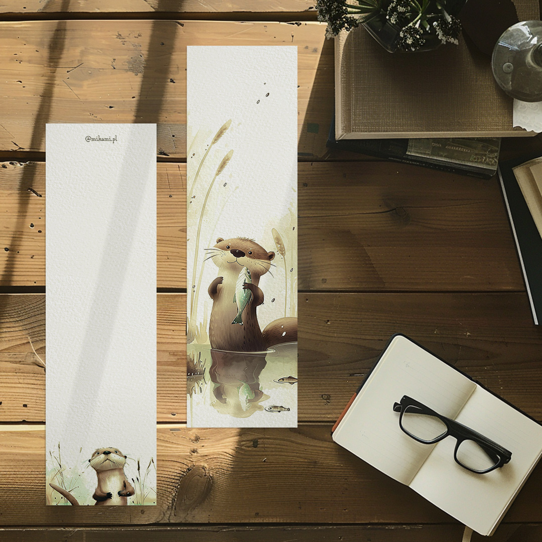 zakładka do książki z wydra od mikami.pl