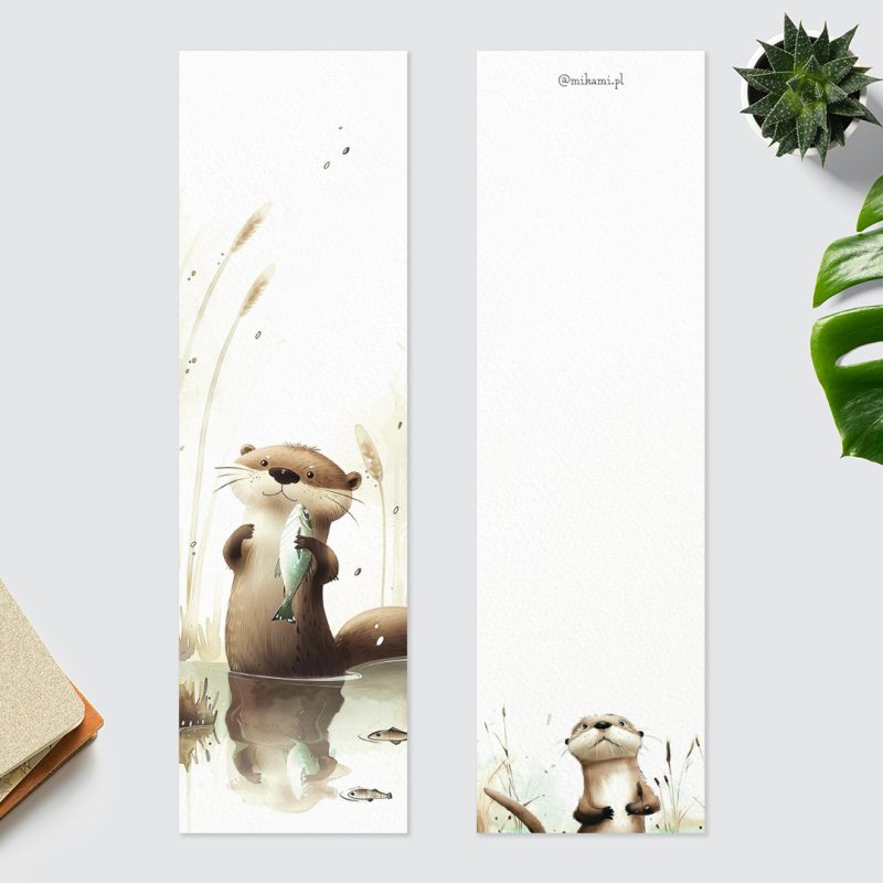 zakładka do książki wydra