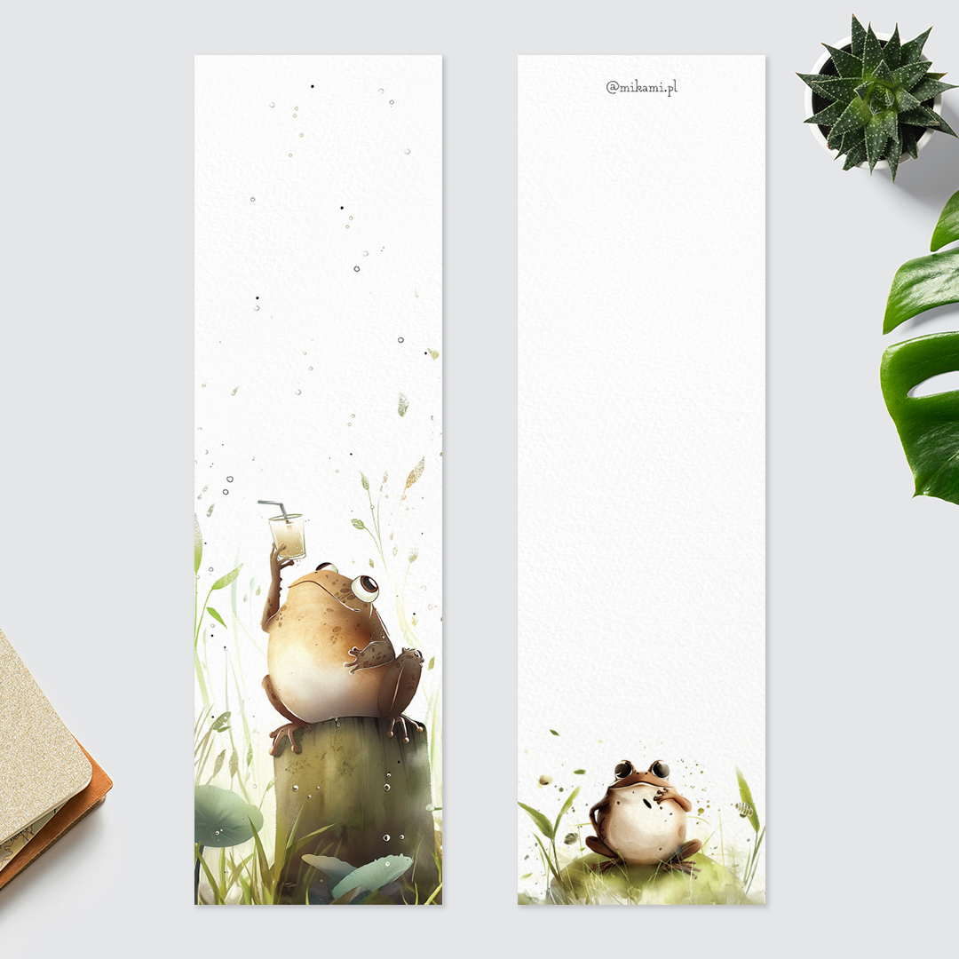 zakładka do książki żaba