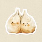 naklejka pierozki chinkali