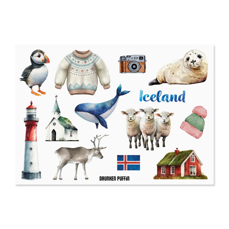 naklejki Islandia