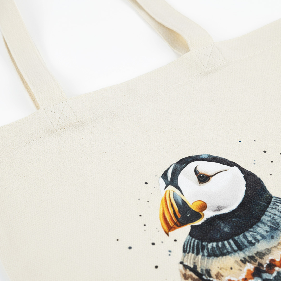 torba bawełniana z maskonurem