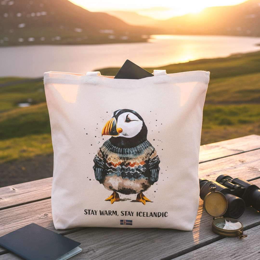 torba bawełniana w islandzkim stylu