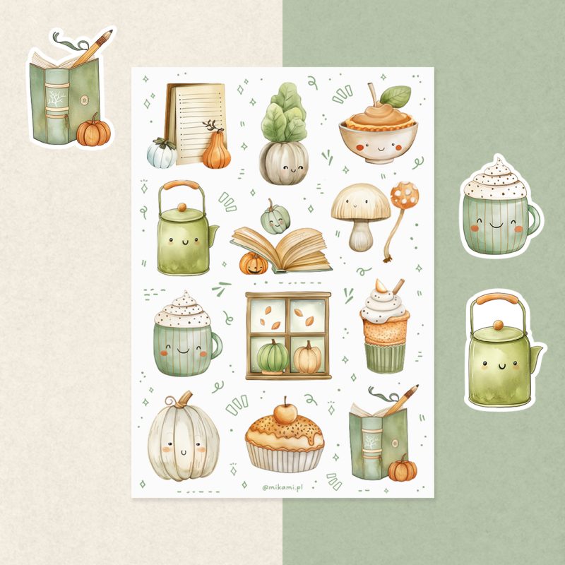 naklejki kolekcja jesieniary