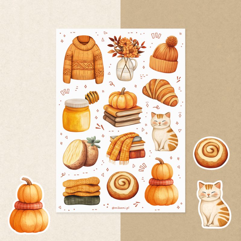 naklejki klimatyczna jesien