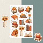 naklejki ksiażkowa jesieniara