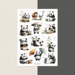 naklejki panda