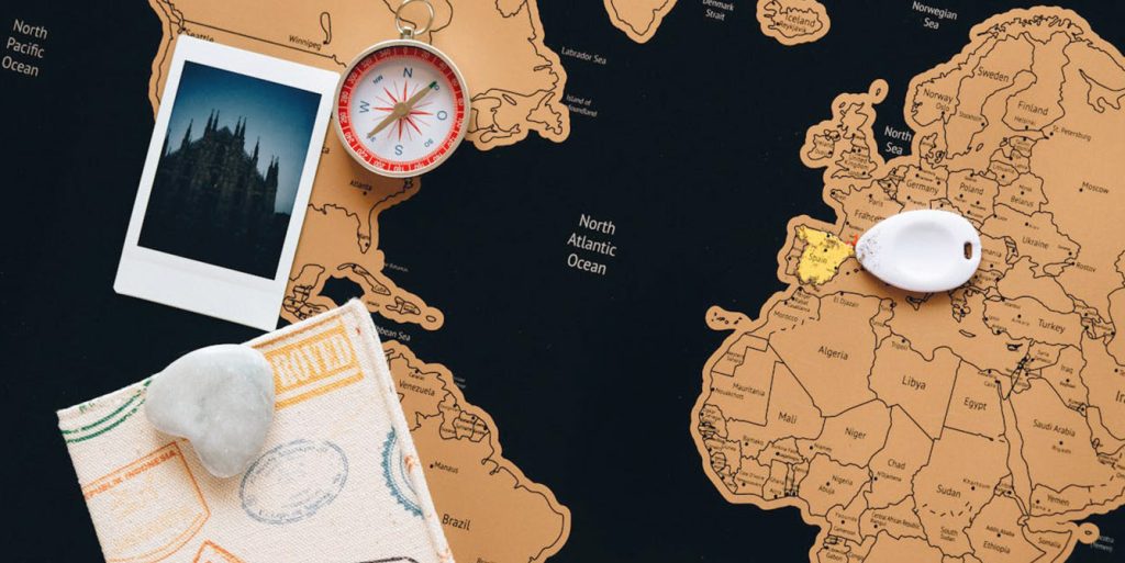 mapa zdrapka, scratch map