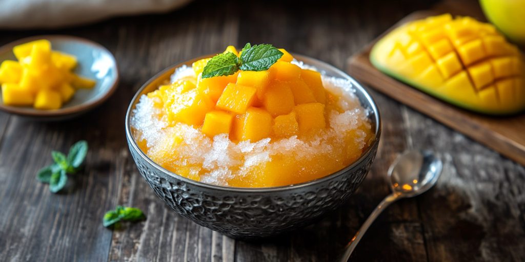 Bingsu – lodowy deser z owocami