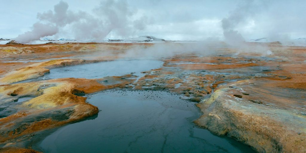 jezioro myvatn na Islandii