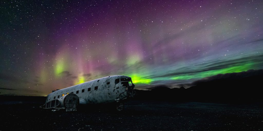 wrak samolotu Dakota, w Solheimasandur, Islandia