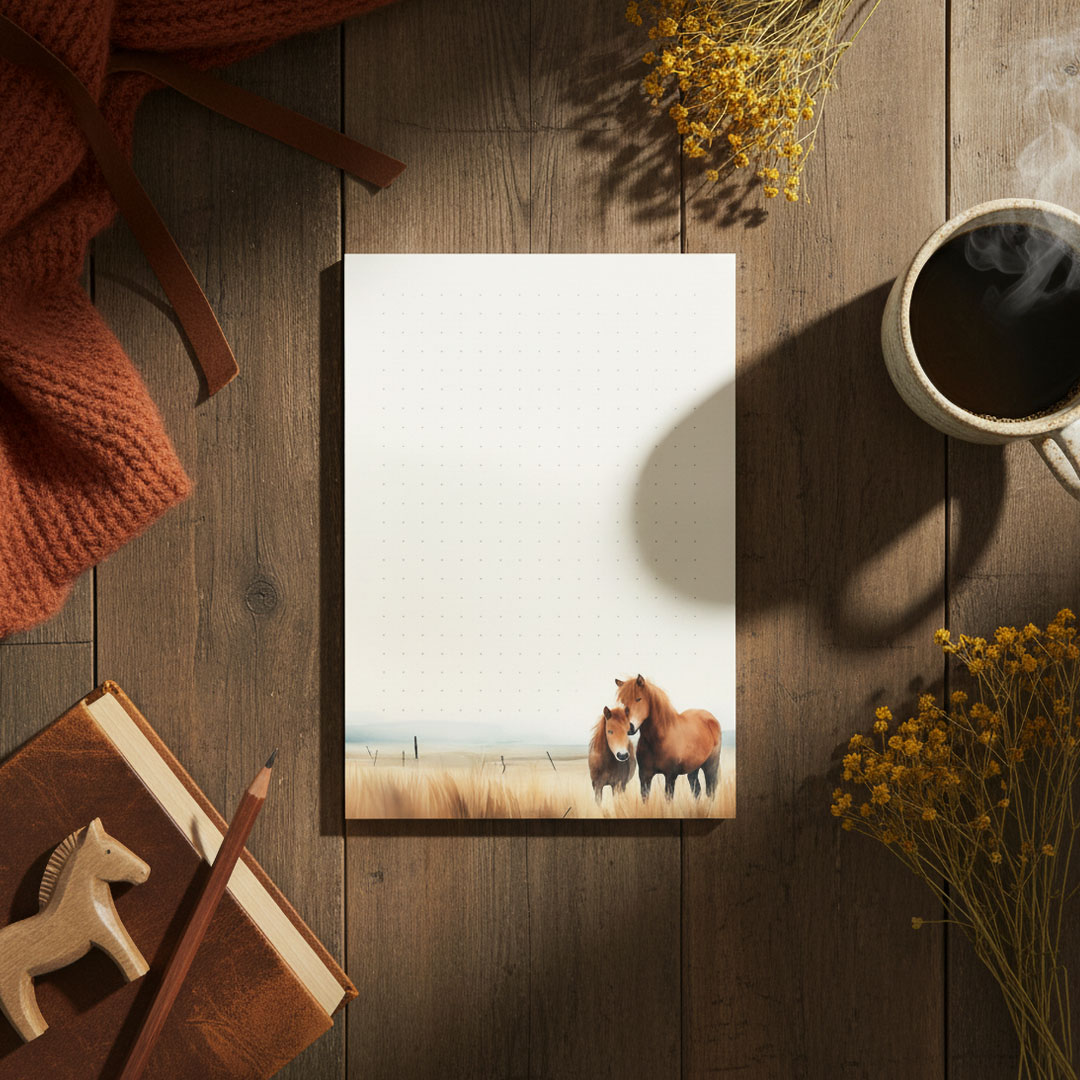 Notatnik z wyrywanymi kartkami w kropki