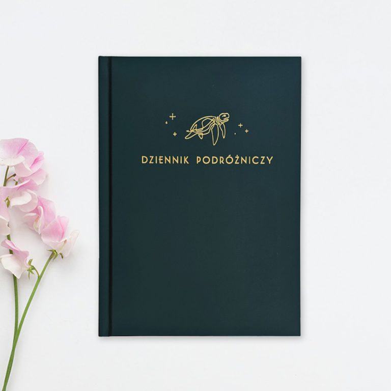 dziennik podróżniczy, travel journal od mikami, swietny na prezent dla podróżnika