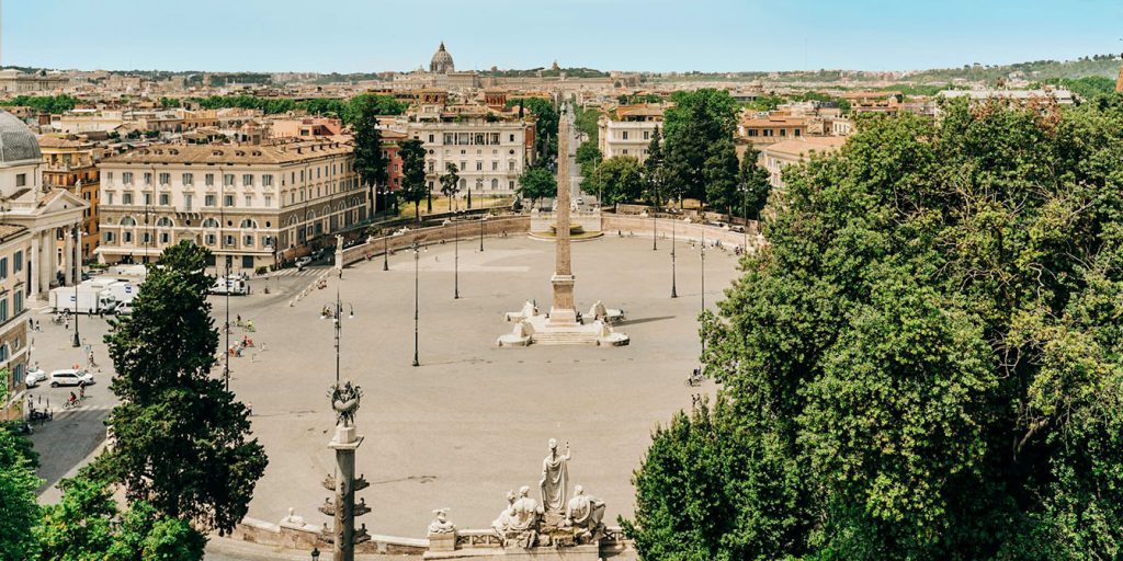 Taras Pincio – widok na Rzym