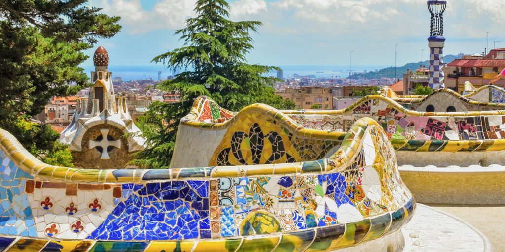 city break w Barcelonie – widok z parku Guell