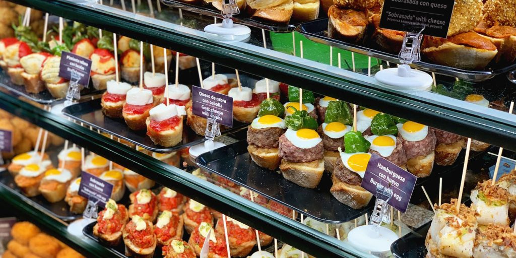 bar tapas w Barcelonie