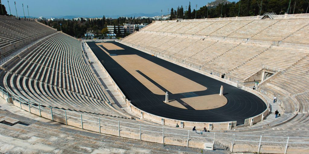 Stadion Panateński - weekend w Atenach.
