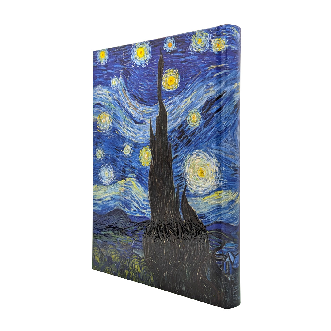 dziennik gwieździsta noc inspirowany Vincent van Gogh