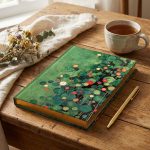 Verdant Dreams Journal ze złoconymi brzegami stron